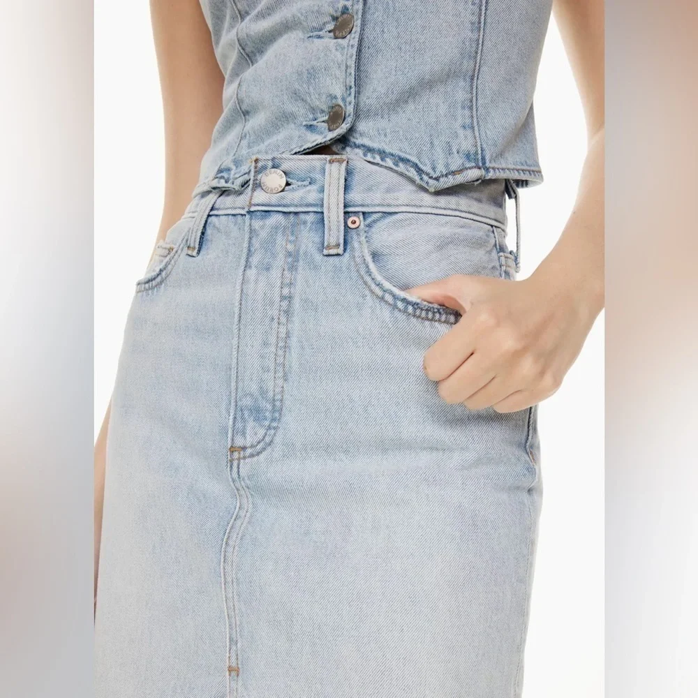 Aritzia Denim Forum The 90s Halle Jean Skirt - Picture 5 of 15